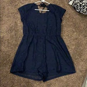 Maurice’s Xl navy blue romper